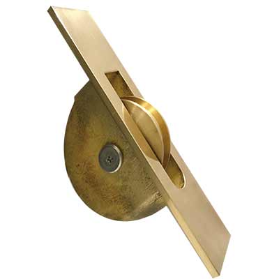 Solid Brass Luxury Pulley Lacquered (Custom cut to size,Sq & Rd End for option)