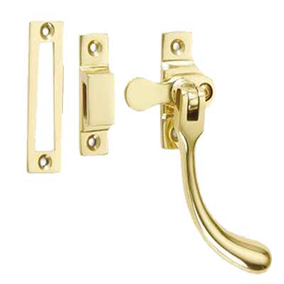 Forged Spoon End Locking Fastener Brass